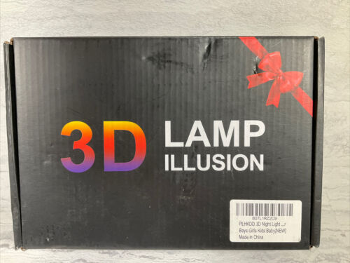3D Illusion Lamp Night Light 7 Color Change LED Desk Table Lamp Toy Gift (6922789126327)